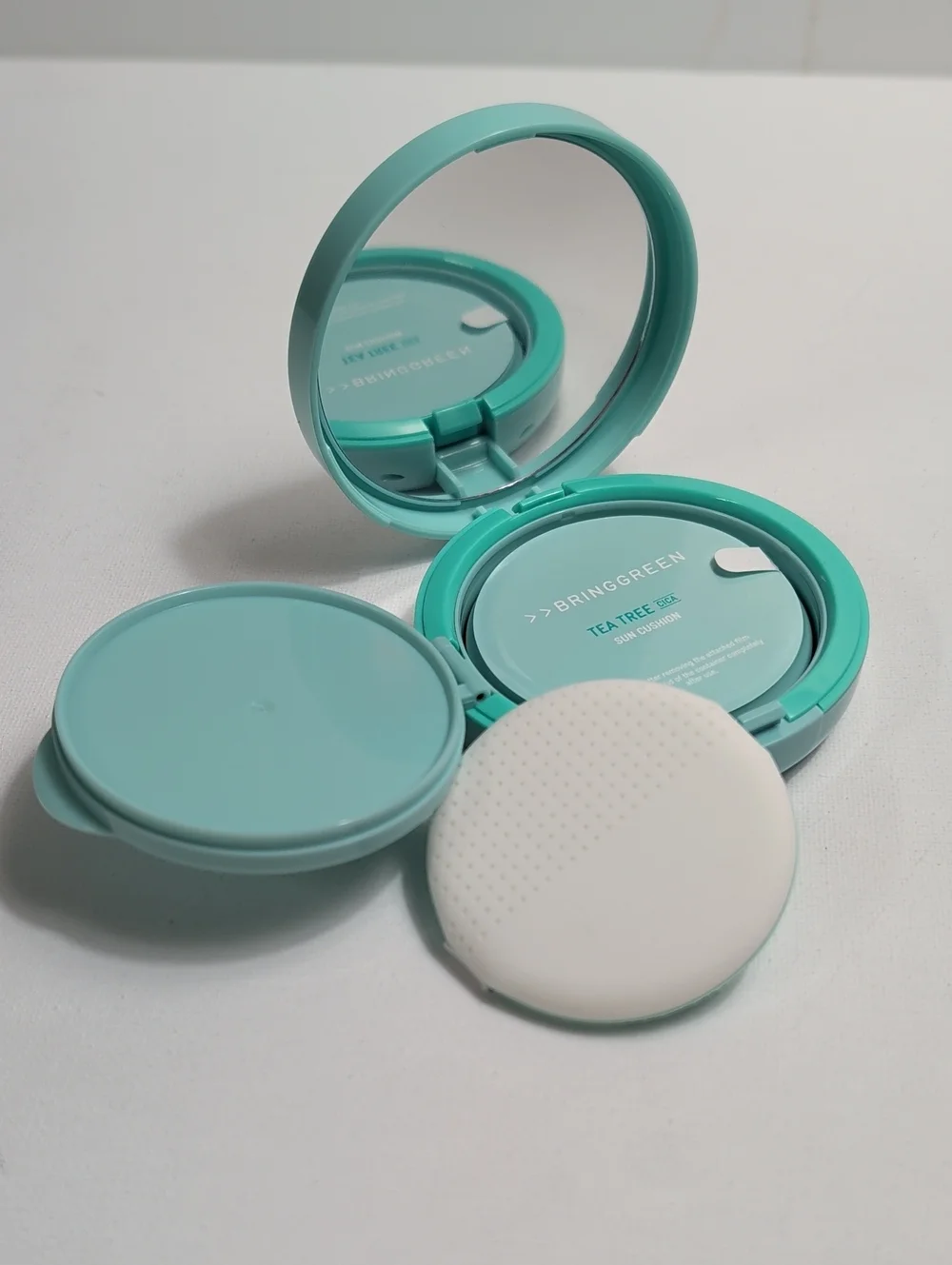 BringGreen Tea Tree Cica Tone-Up Sun Cushion SPF 50+